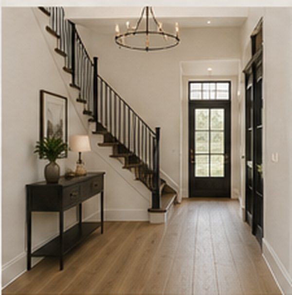 Staircase and foyer